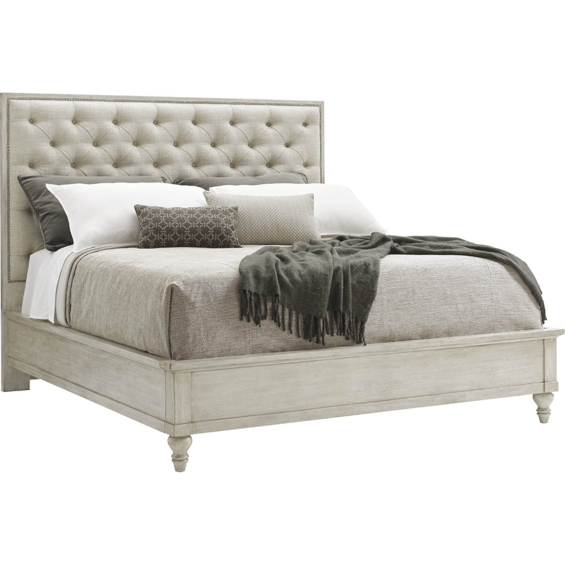 Sag Harbor Tufted Upholstered Bed by Lexington. Made from unique in a traditional style.