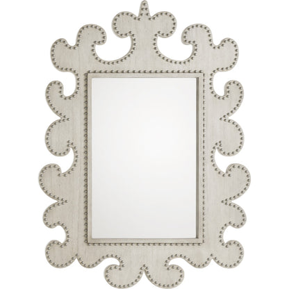 Hempstead Vertical Mirror by Lexington in seashell. Made from unique in a transitional style.