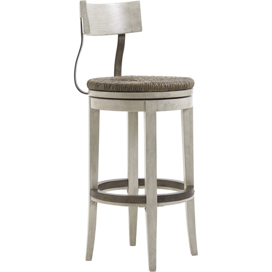 Merrick Swivel Bar Stool by Lexington. Made from unique in a cottage & farmhouse style.