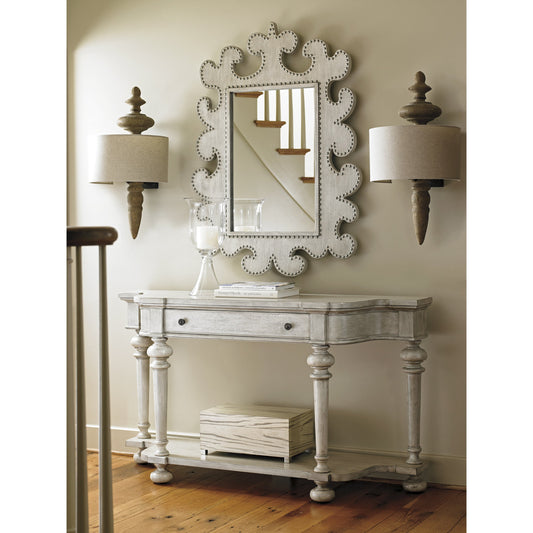 Timber Point Sideboard by Lexington in ivory. Made from unique in a cottage & farmhouse style.