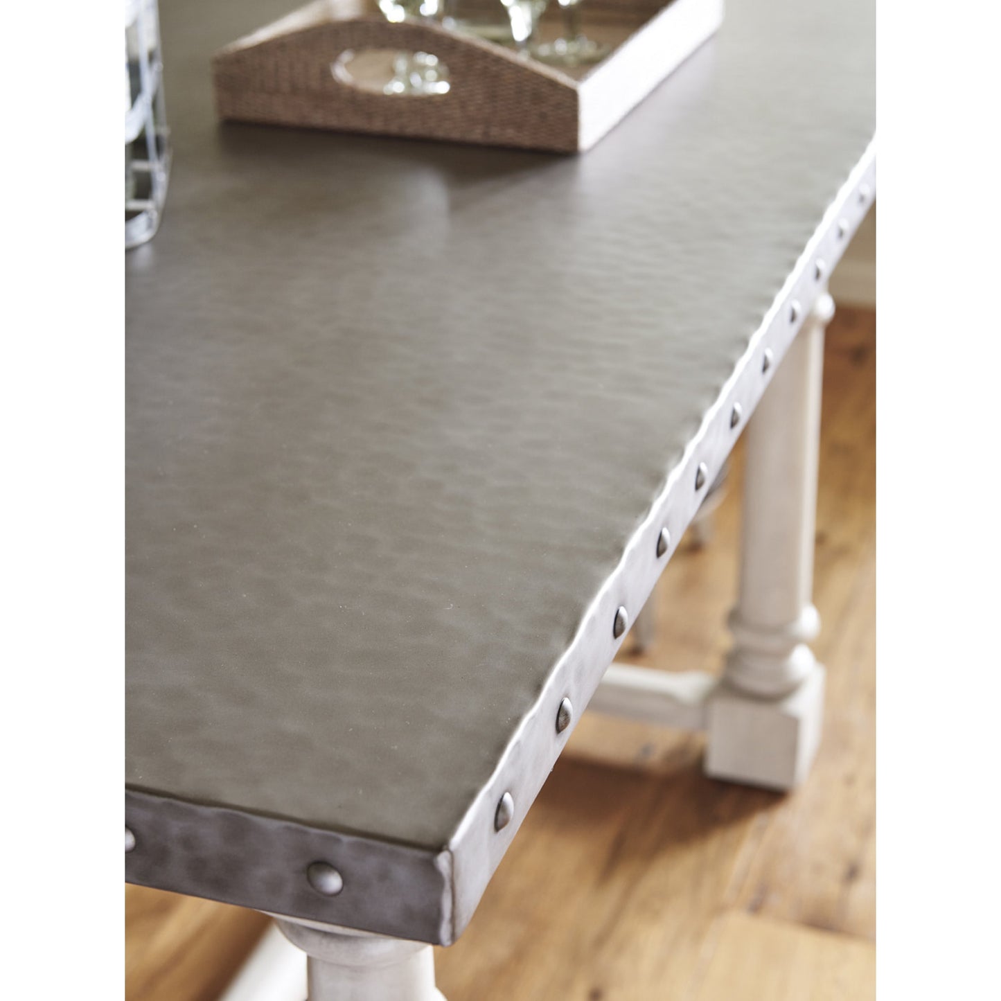 005 SR-835426 | Closeup | Hidden Lake Bistro Table by Lexington. Made from unique in a cottage & farmhouse style.