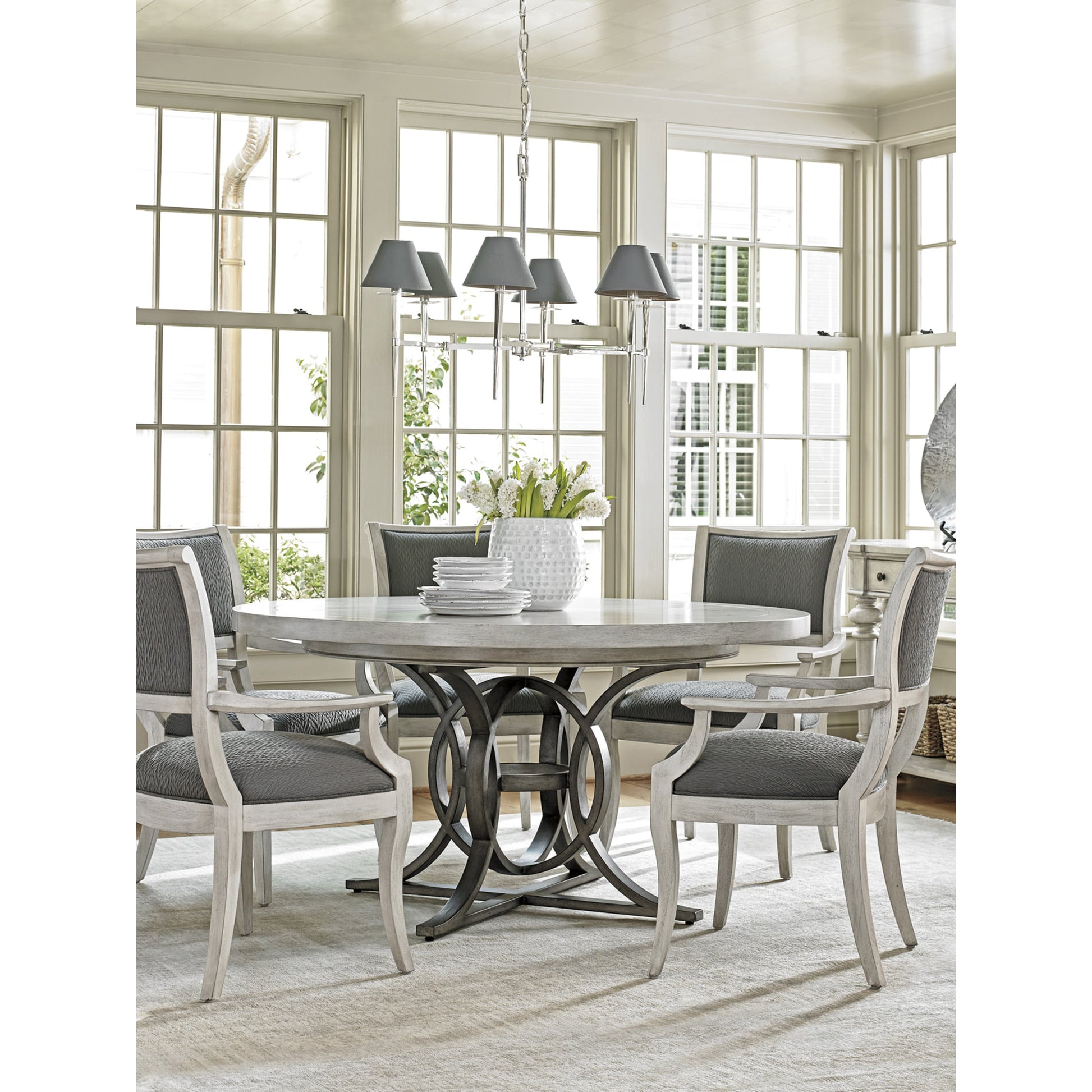 Calerton Round Dining Table by Lexington. Made from unique in a transitional style.