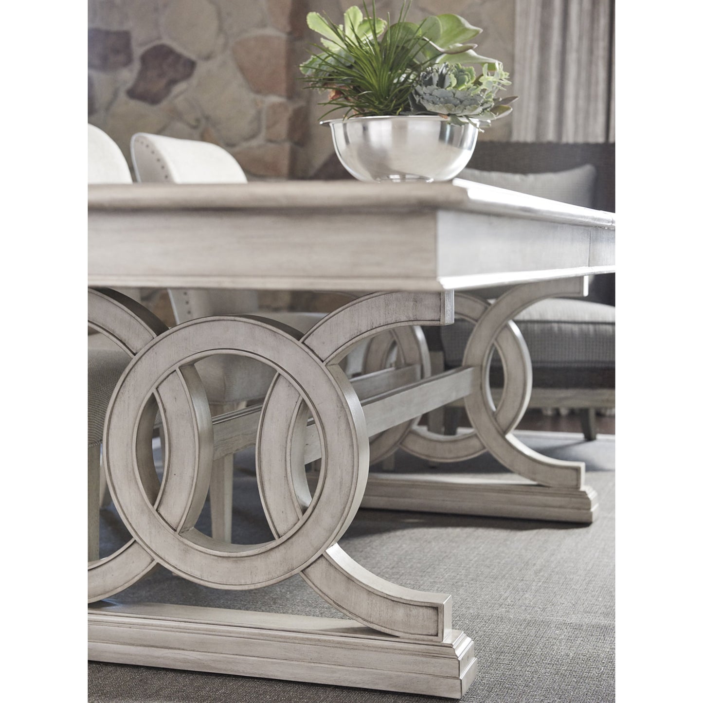 016 SR-835559 | Closeup | Montauk Rectangular Dining Table by Lexington. Made from unique in a cottage & farmhouse style.