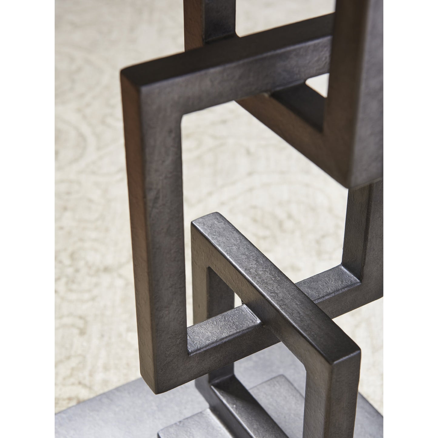004 SR-835298 | Closeup | Deerwood Rectangular Side Table by Lexington in oyster gray. Made from unique in a modern style.