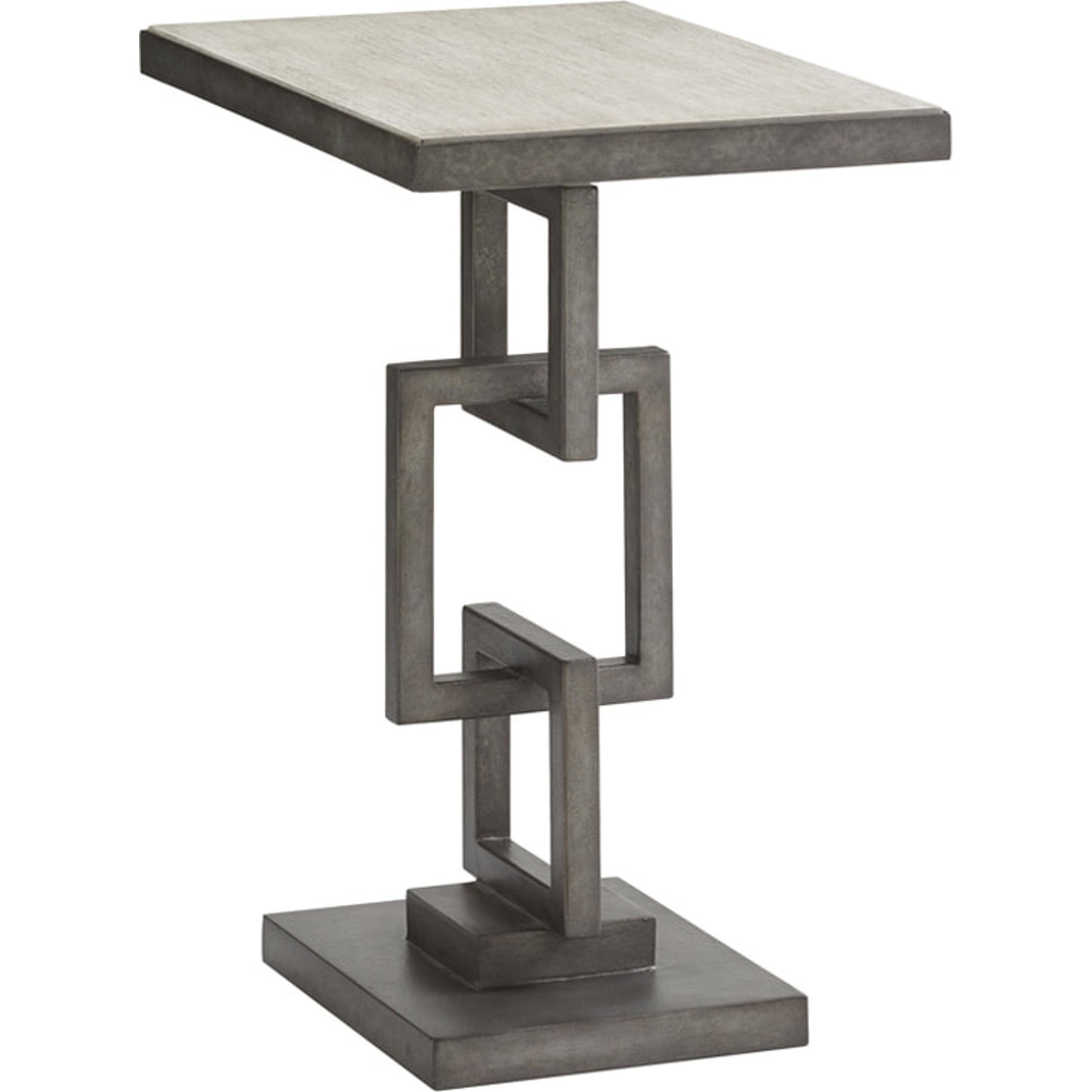 001 SR-835298 | Primary Silo | Deerwood Rectangular Side Table by Lexington in oyster gray. Made from unique in a modern style.