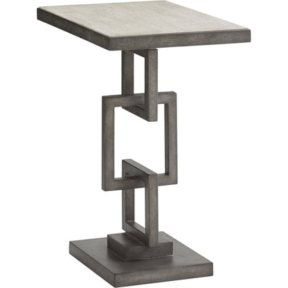 Deerwood Rectangular Side Table by Lexington in oyster gray. Made from unique in a modern style.