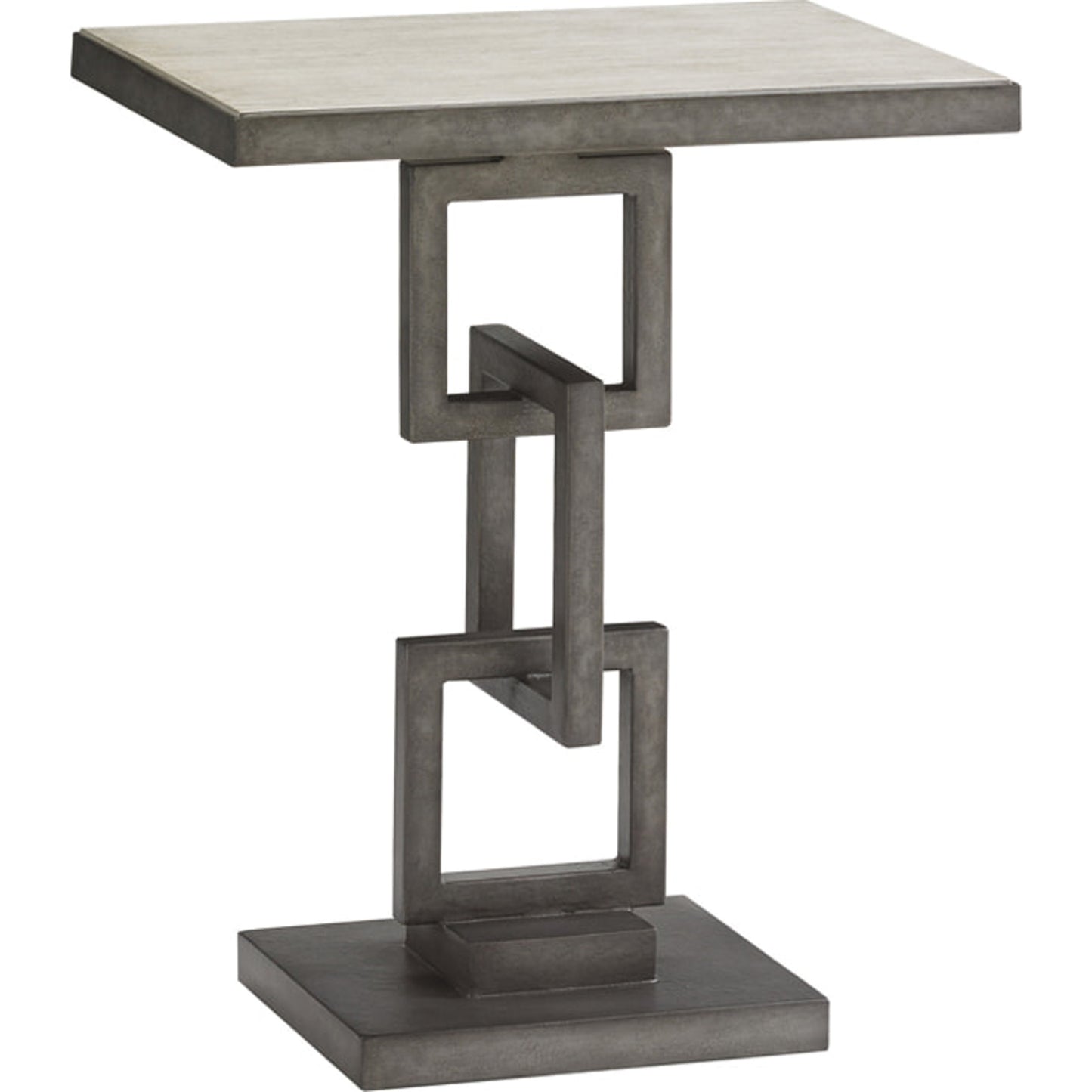 002 SR-835298 | Additional Silo | Deerwood Rectangular Side Table by Lexington in oyster gray. Made from unique in a modern style.