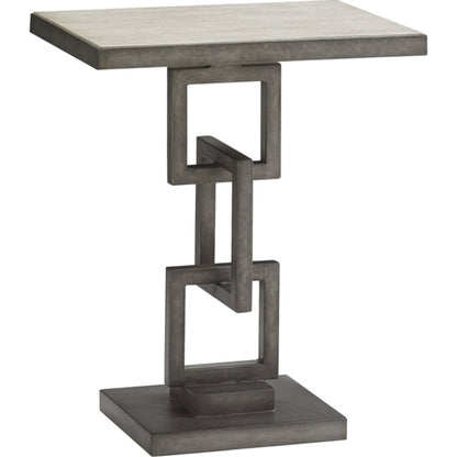Deerwood Rectangular Side Table by Lexington in oyster gray. Made from unique in a modern style.