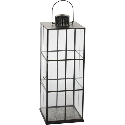 Culver Lantern by Accent Decor in black. Made from metal in a modern style.