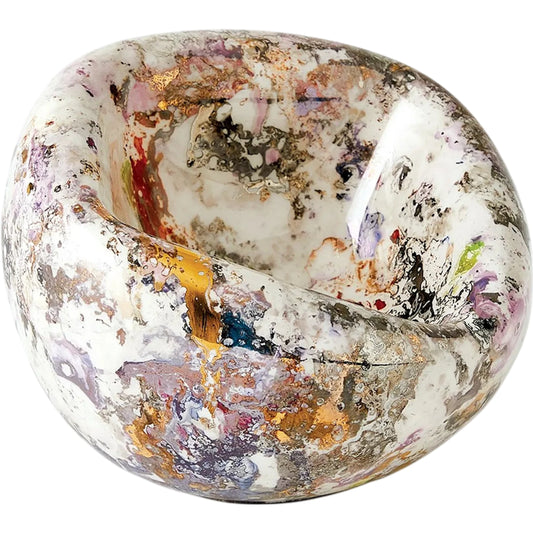 Squished Bowl by Global Views. Made from ceramic in a eclectic & global style.