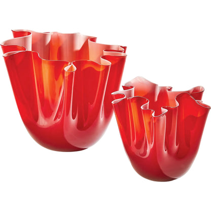 Handkerchief Vase by Global Views. Made from art glass in a eclectic & global style.