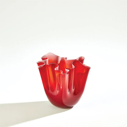 Handkerchief Vase by Global Views. Made from art glass in a eclectic & global style.
