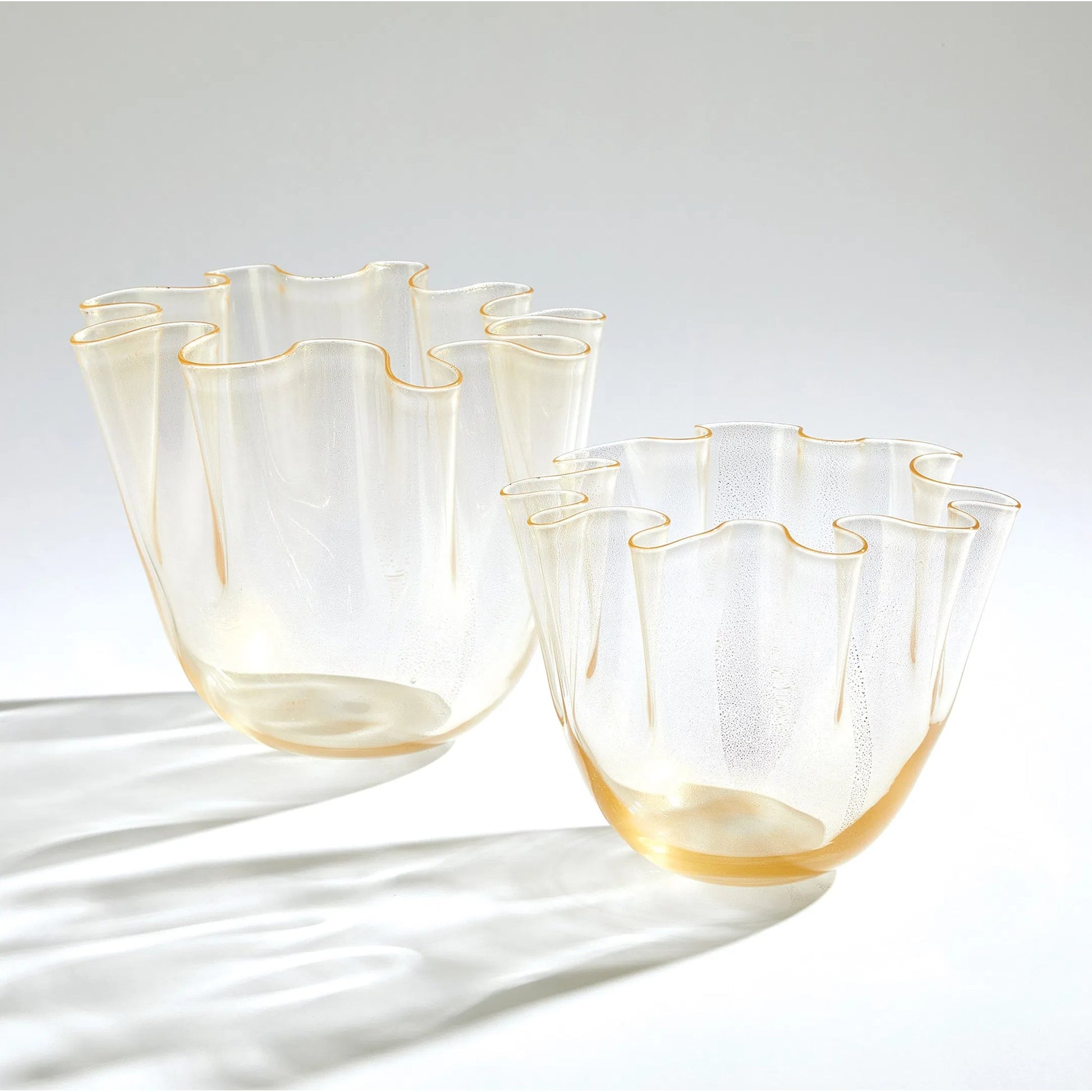 Handkerchief Vase by Global Views. Made from art glass in a eclectic & global style.