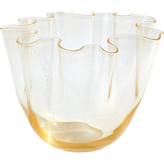 Handkerchief Vase by Global Views. Made from art glass in a eclectic & global style.