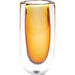 Micro Bubble Vase by Global Views in clear. Made from art glass in a modern style.