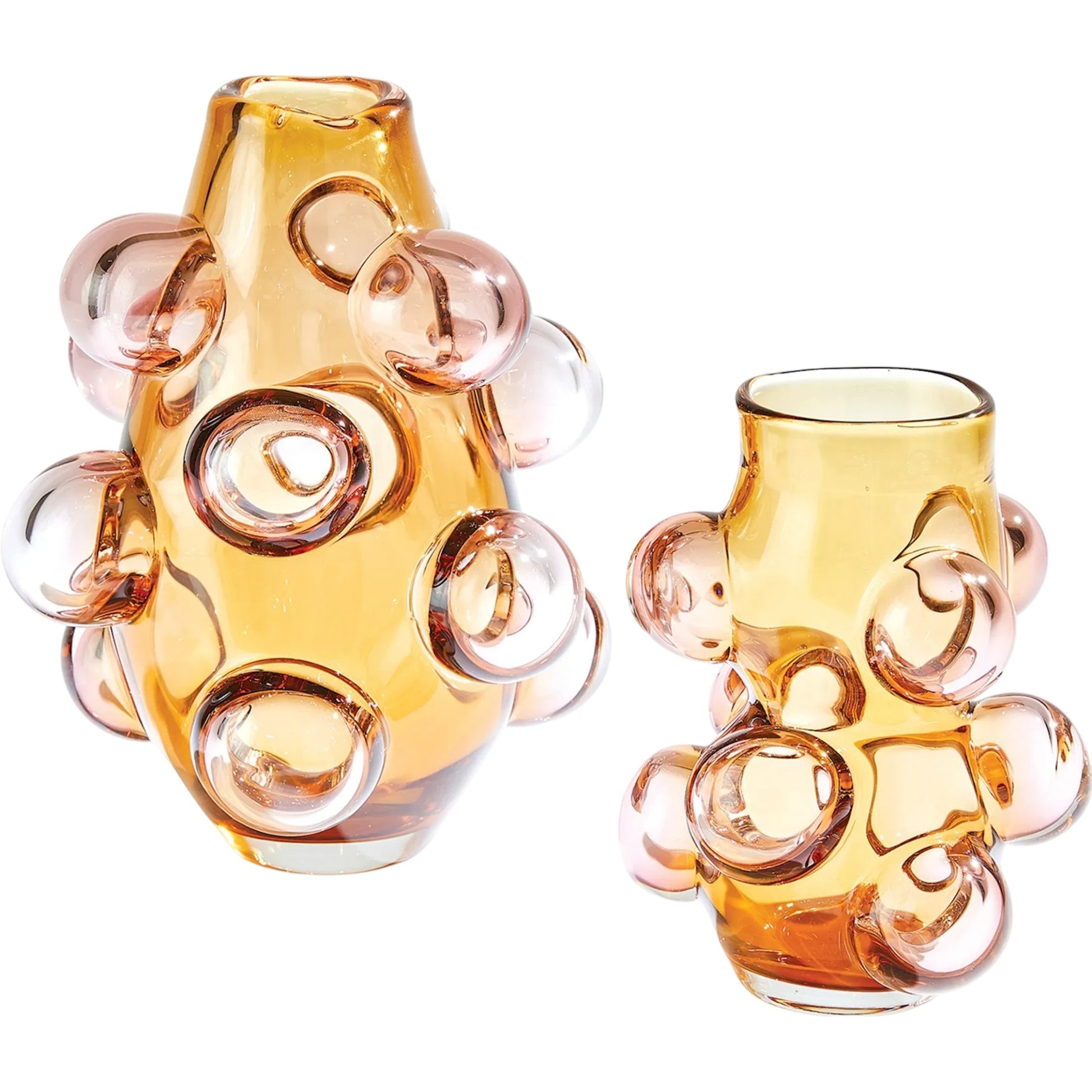 Bubbled Vase by Global Views. Made from artglass in a eclectic & global style.