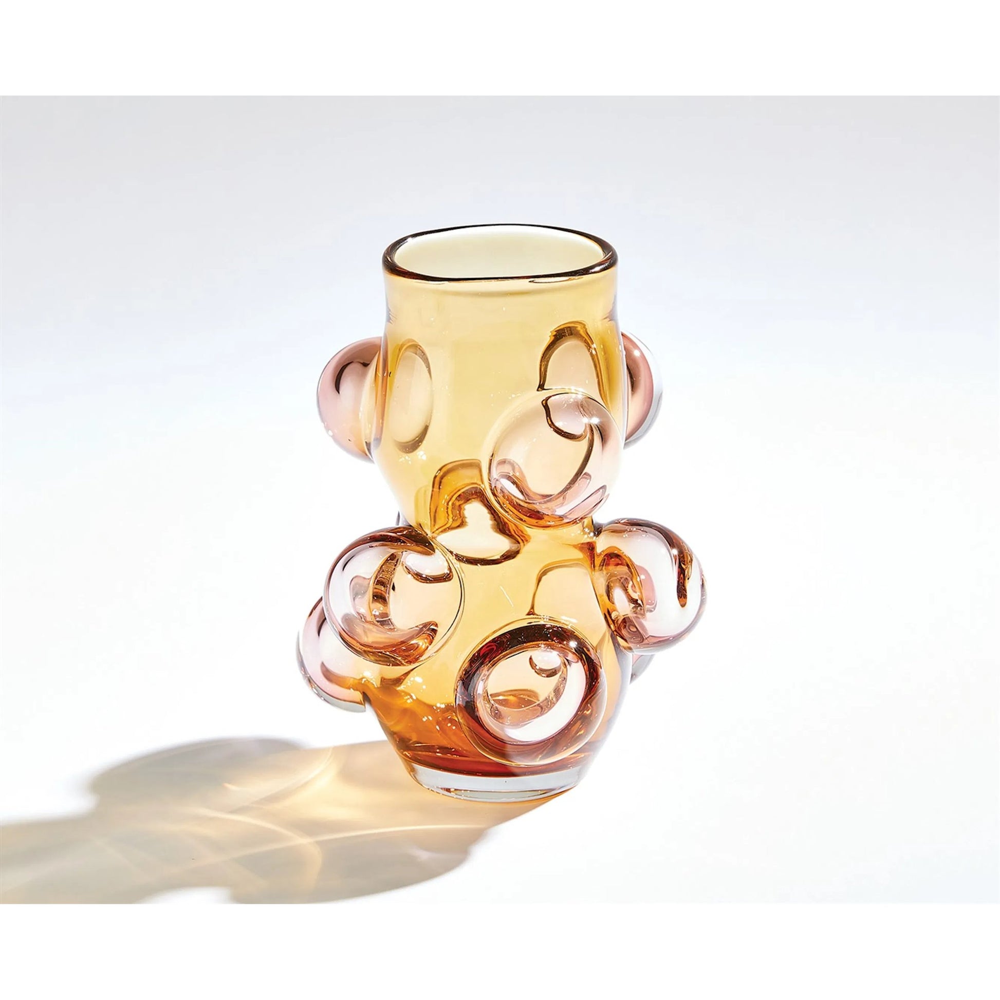 Bubbled Vase by Global Views. Made from artglass in a eclectic & global style.