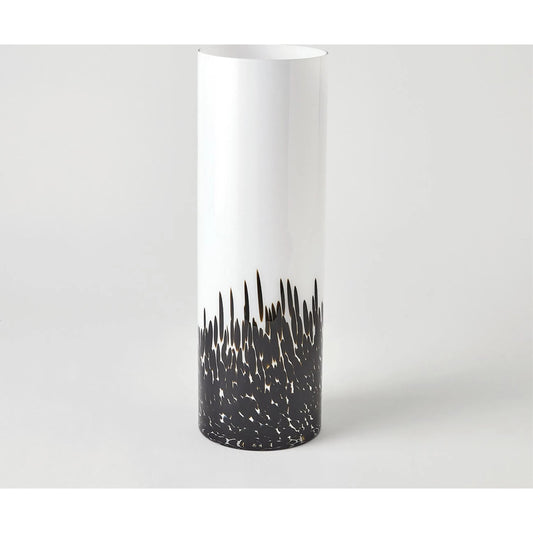 Confetti Vase by Global Views in white and black. Made from unique in a modern style.