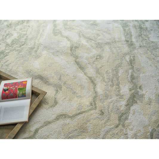 Cortero 7164 Rug by Exquisite Rugs in sage, ivory. Made from new zealand wool in a unique style.