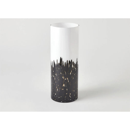 Confetti Vase by Global Views in white and black. Made from unique in a modern style.