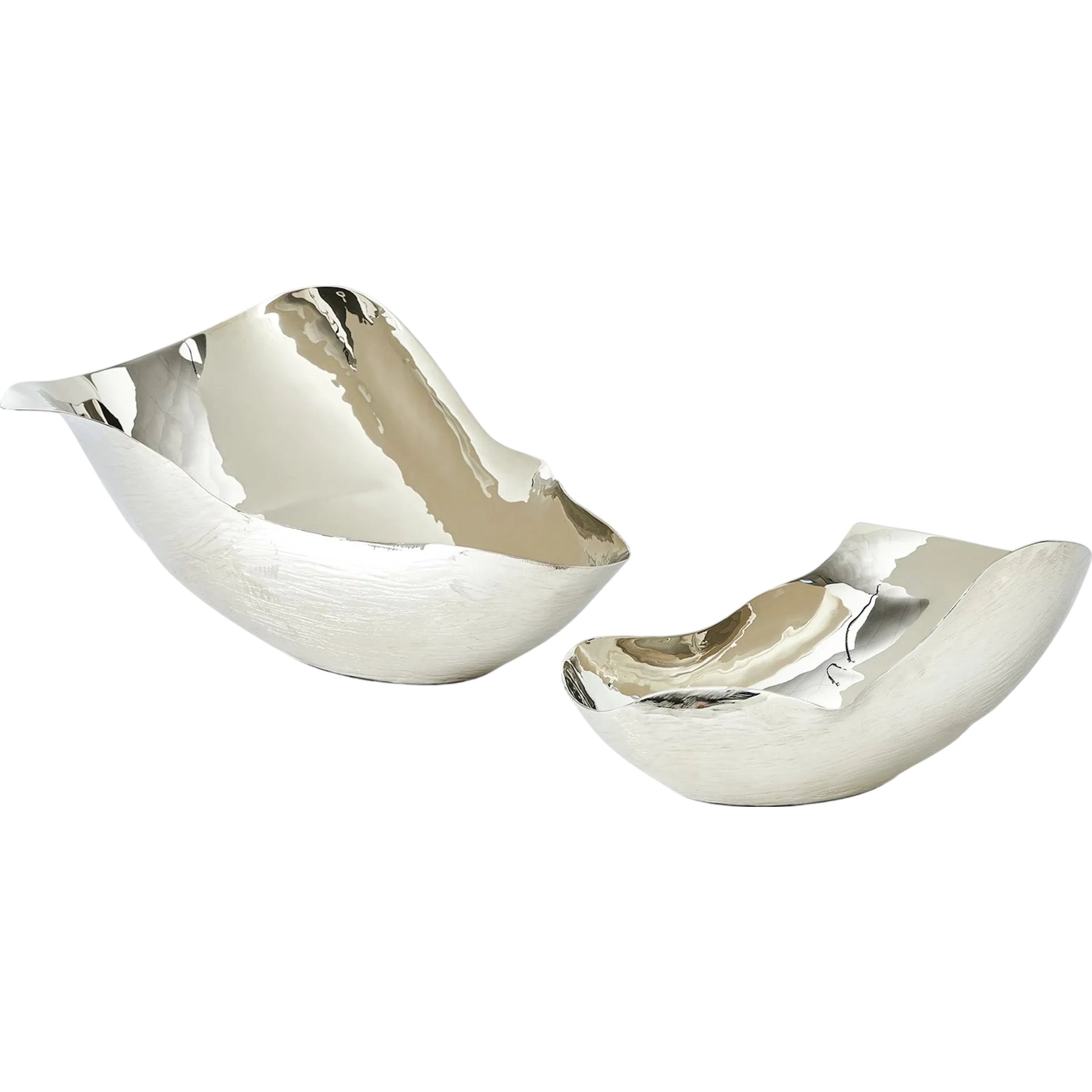 Free Form Bowl by Global Views. Made from brass in a modern style.