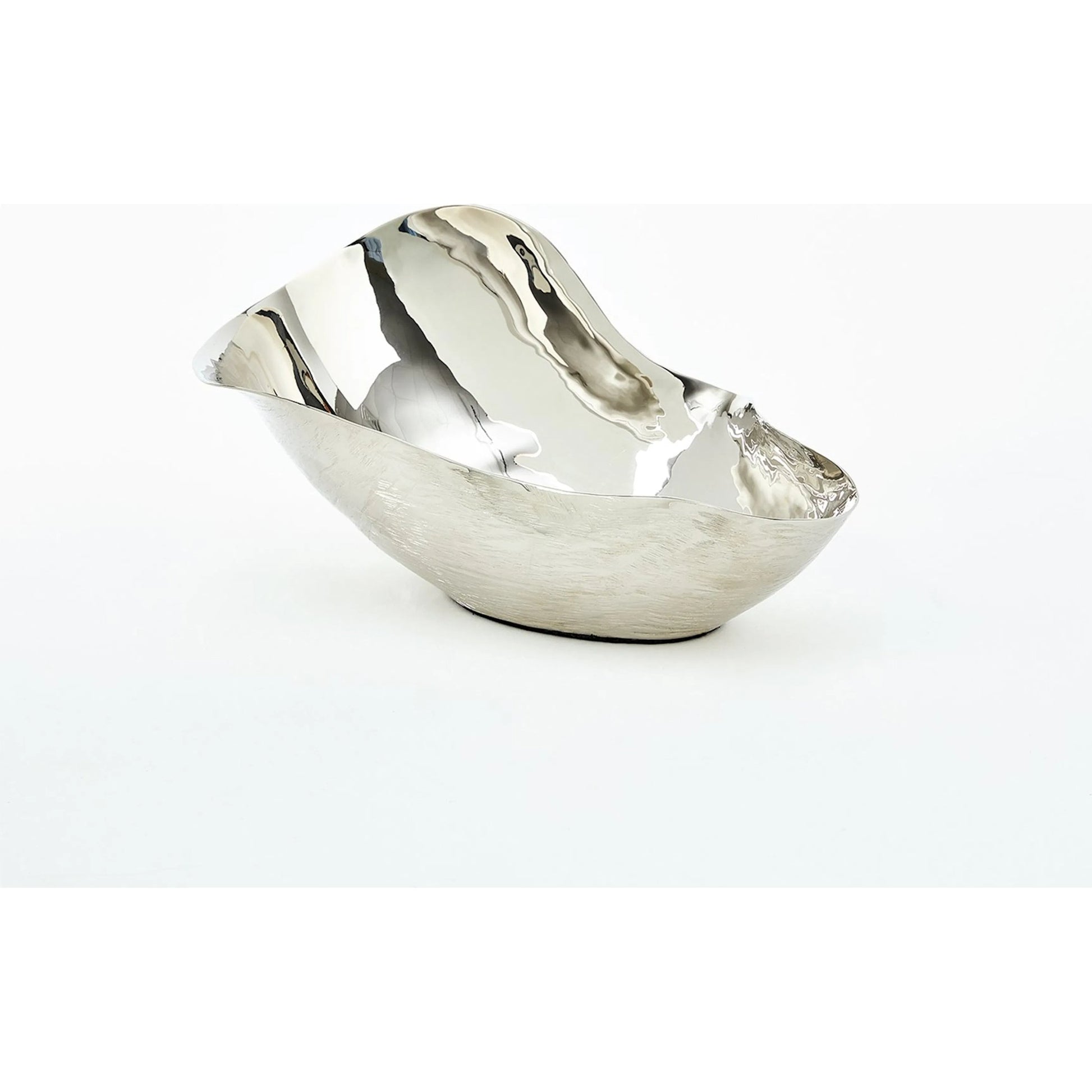 Free Form Bowl by Global Views. Made from brass in a modern style.
