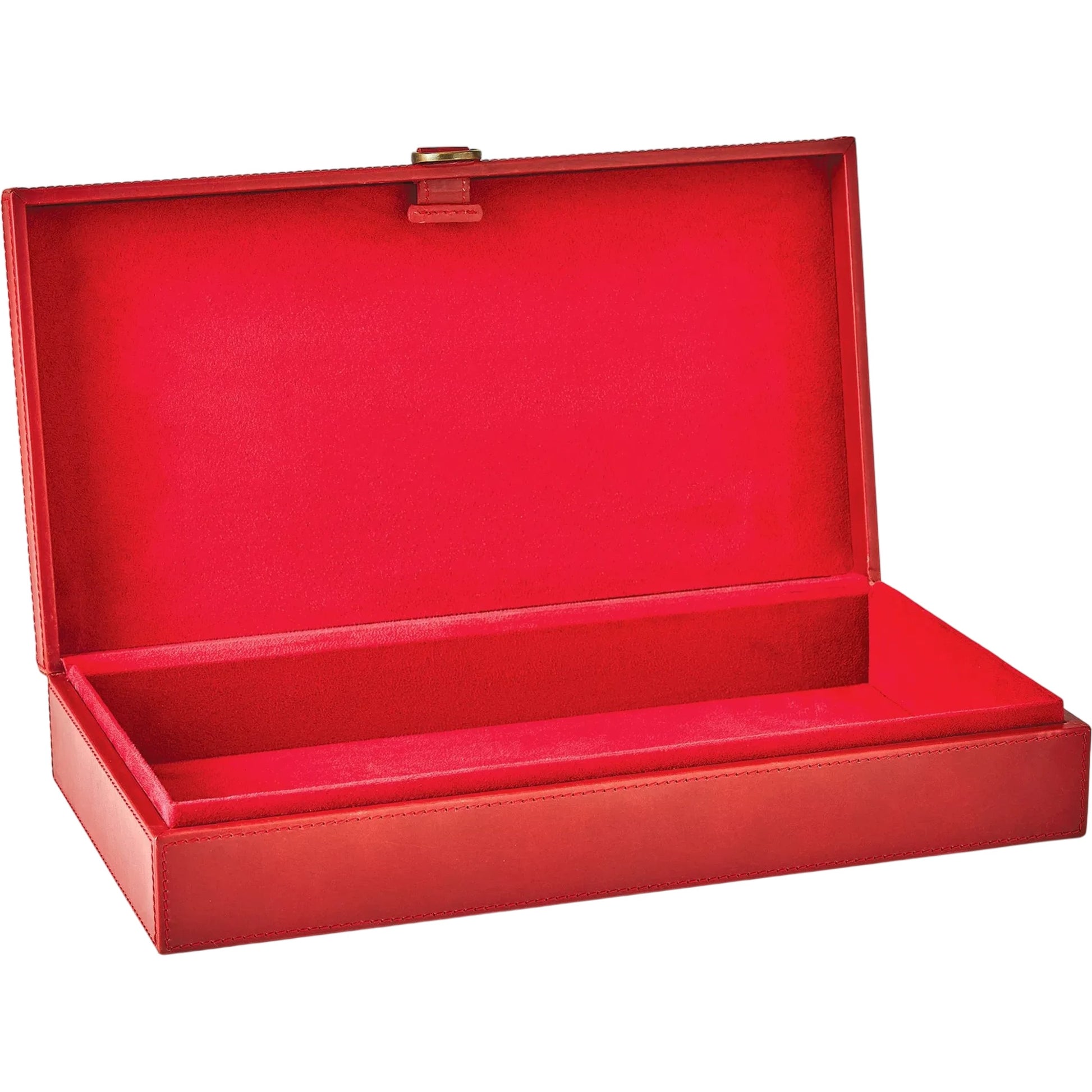 Marbled Leather D Ring Box by Global Views. Made from unique in a transitional style.