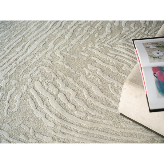 Entro 7181 Rug by Exquisite Rugs in silver, ivory. Made from new zealand wool in a unique style.