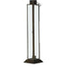 Henley Lantern by Accent Decor in gold. Made from glass in a modern style.