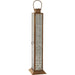 Henley Lantern by Accent Decor in gold. Made from glass in a modern style.