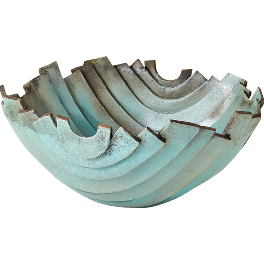 Orenda Bowl by Global Views in ash. Made from unique in a unique style.