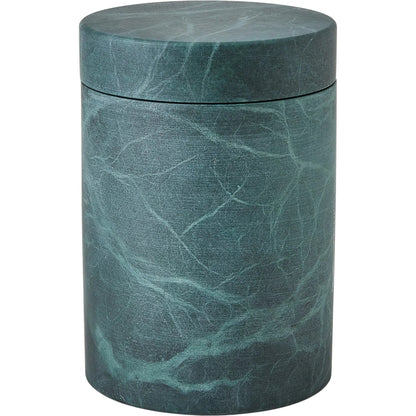 Cilindro Alabaster Box by Global Views in black, green. Made from alabaster in a unique style.