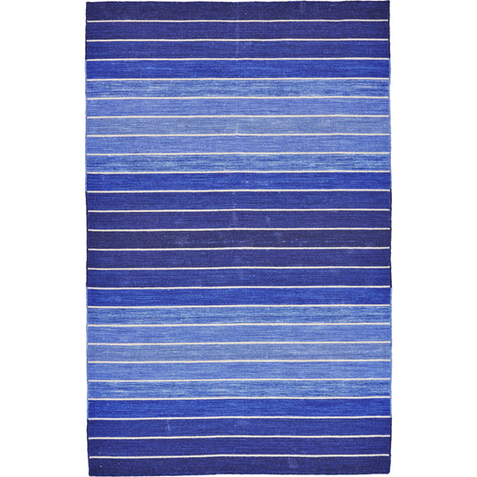 Santino Transitional Stripes Rug - 0562F by Feizy. Made from wool in a unique style.