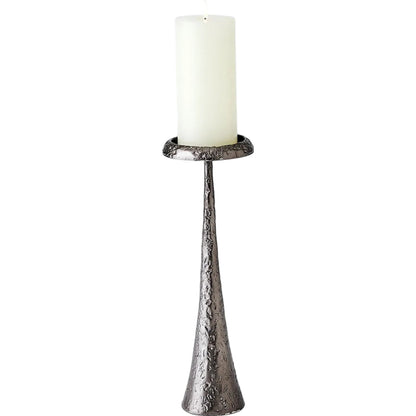 Beacon Candle Holder by Global Views in gunmetal. Made from unique in a unique style.