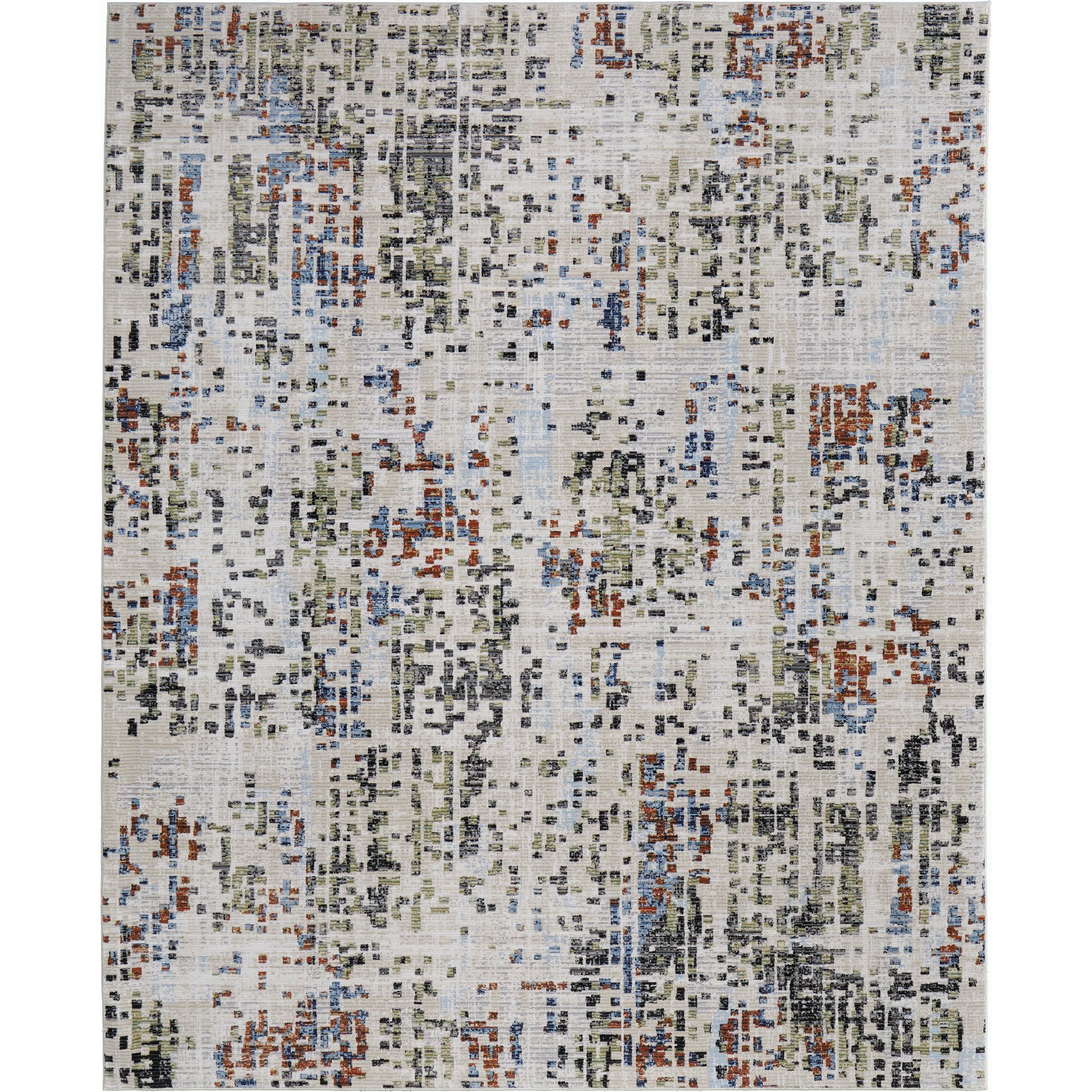 Sonora Rug - SNR39NVF by Feizy in ivory, green, blue. Made from polypropylene, polyester, viscose in a unique style.
