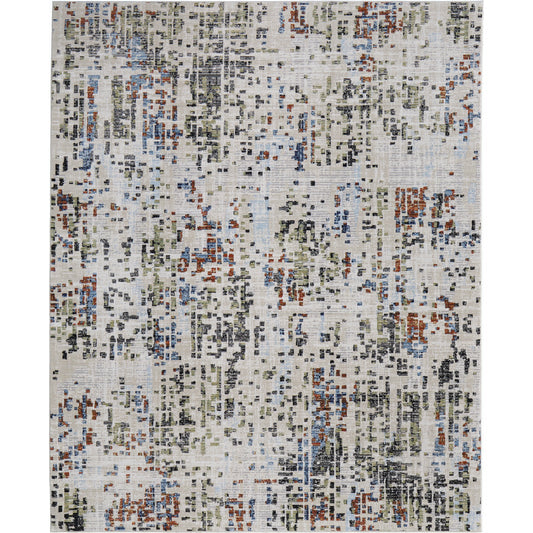 Sonora Rug - SNR39NVF by Feizy in ivory, green, blue. Made from polypropylene, polyester, viscose in a unique style.