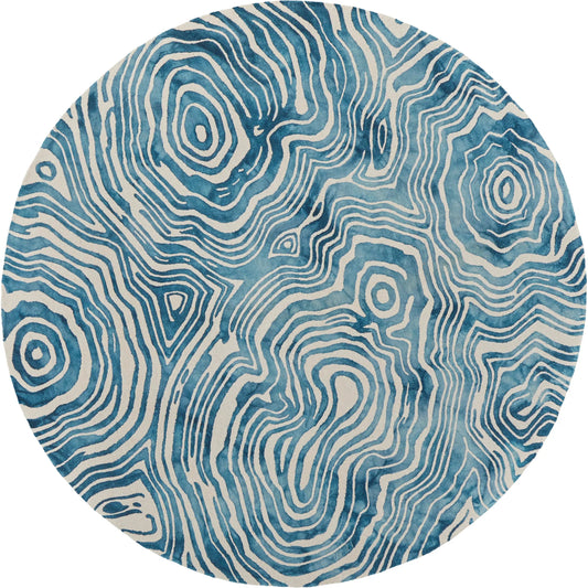 Lorrain Rug - 8920F by Feizy in blue, ivory. Made from wool in a unique style.