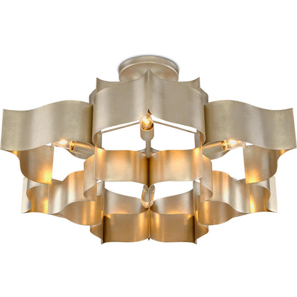Grand Lotus Chandelier by Currey and Company. Made from unique in a modern style.