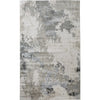 Ivory, Gray / 1'8" x 2'10"