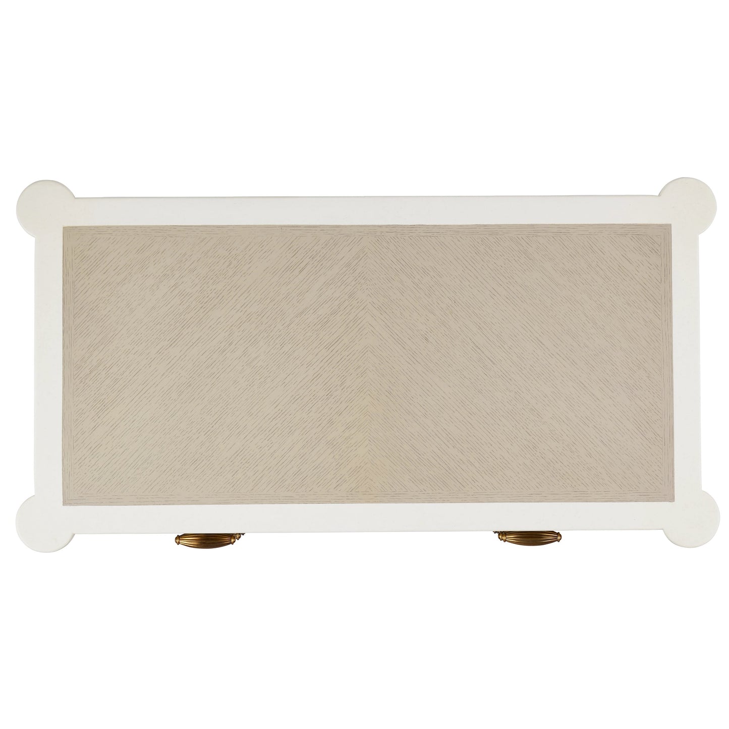 005 SI-2133849 | Additional Silo | Aster Chest by Currey and Company in off white, fog, polished brass. Made from mahogany, oak, brass in a modern style.