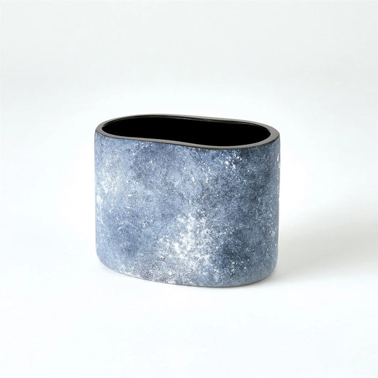 Black Scavo Vase by Global Views in black. Made from unique in a modern style.