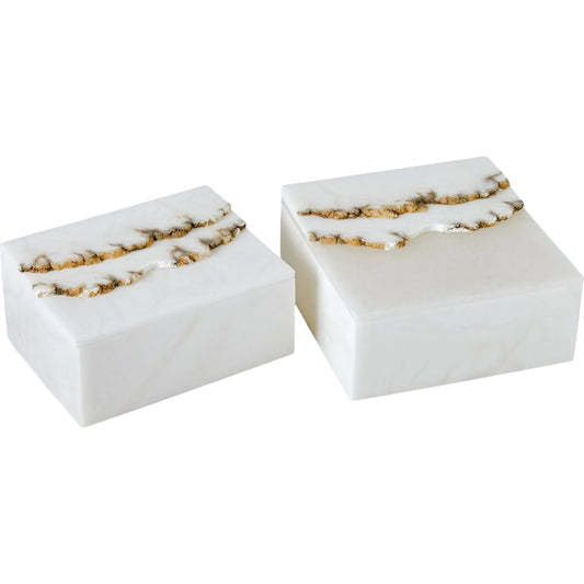 Terrain Alabaster Box by Global Views in alabaster. Made from unique in a unique style.