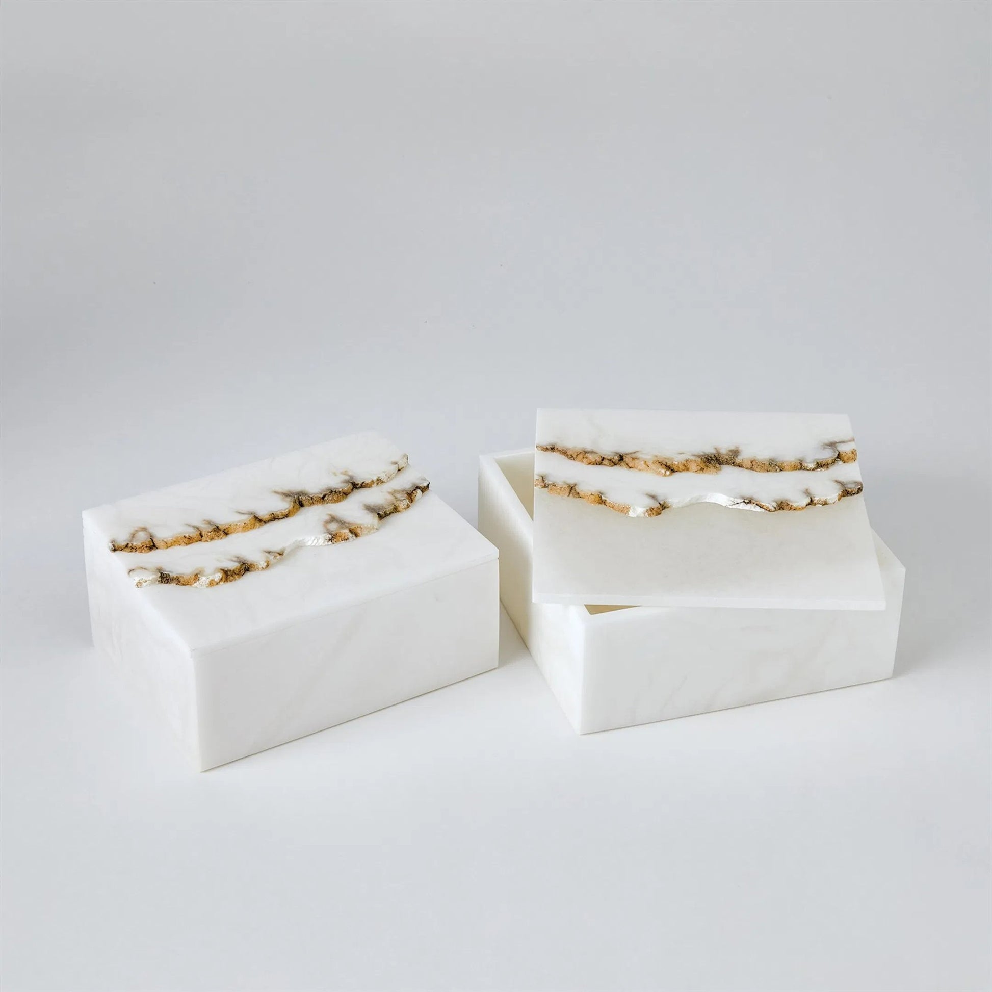 Terrain Alabaster Box by Global Views in alabaster. Made from unique in a modern style.