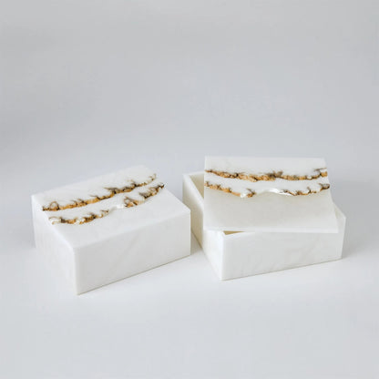 Terrain Alabaster Box by Global Views in alabaster. Made from unique in a modern style.
