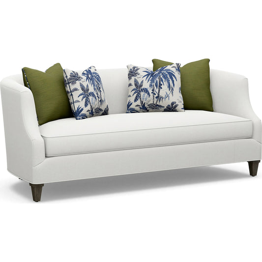 Swan Island Sofa by Tommy Bahama Home in misty gray. Made from unique in a unique style.