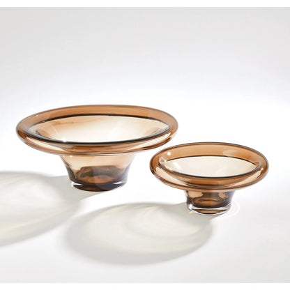 Tourneau Bowl by Global Views. Made from art glass in a eclectic & global style.