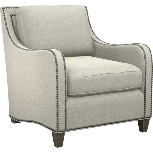 001 SI-2540627 | Primary Silo | Koko Chair by Tommy Bahama Home in brown. Made from mahogany, fabric in a unique style.