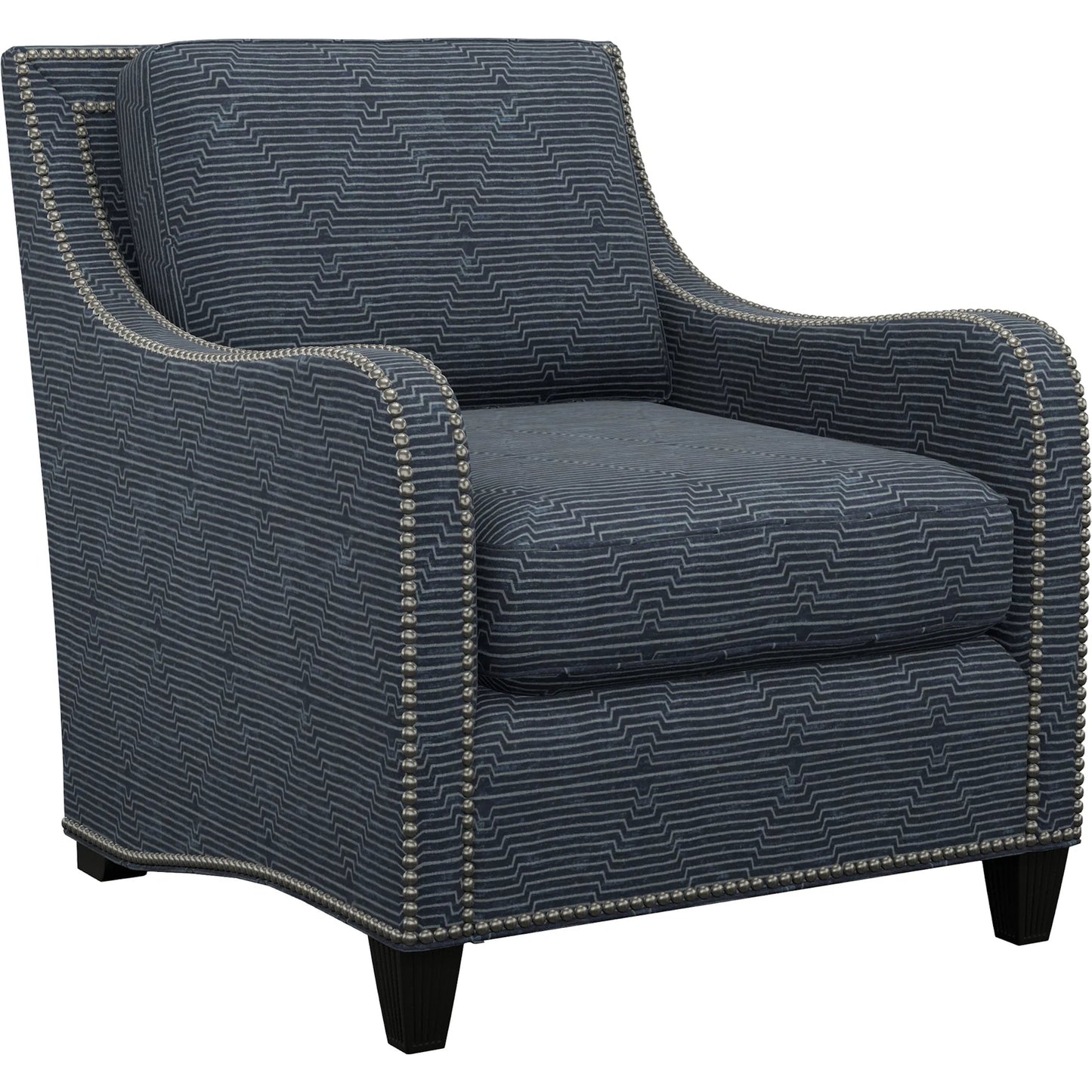 002 SI-2626536 | Primary Silo | Koko Chair by Tommy Bahama Home in brown. Made from mahogany, fabric in a unique style.