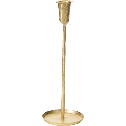 Auden Candleholder 2 (Set of 2) by Accent Decor in gold. Made from metal in a unique style.