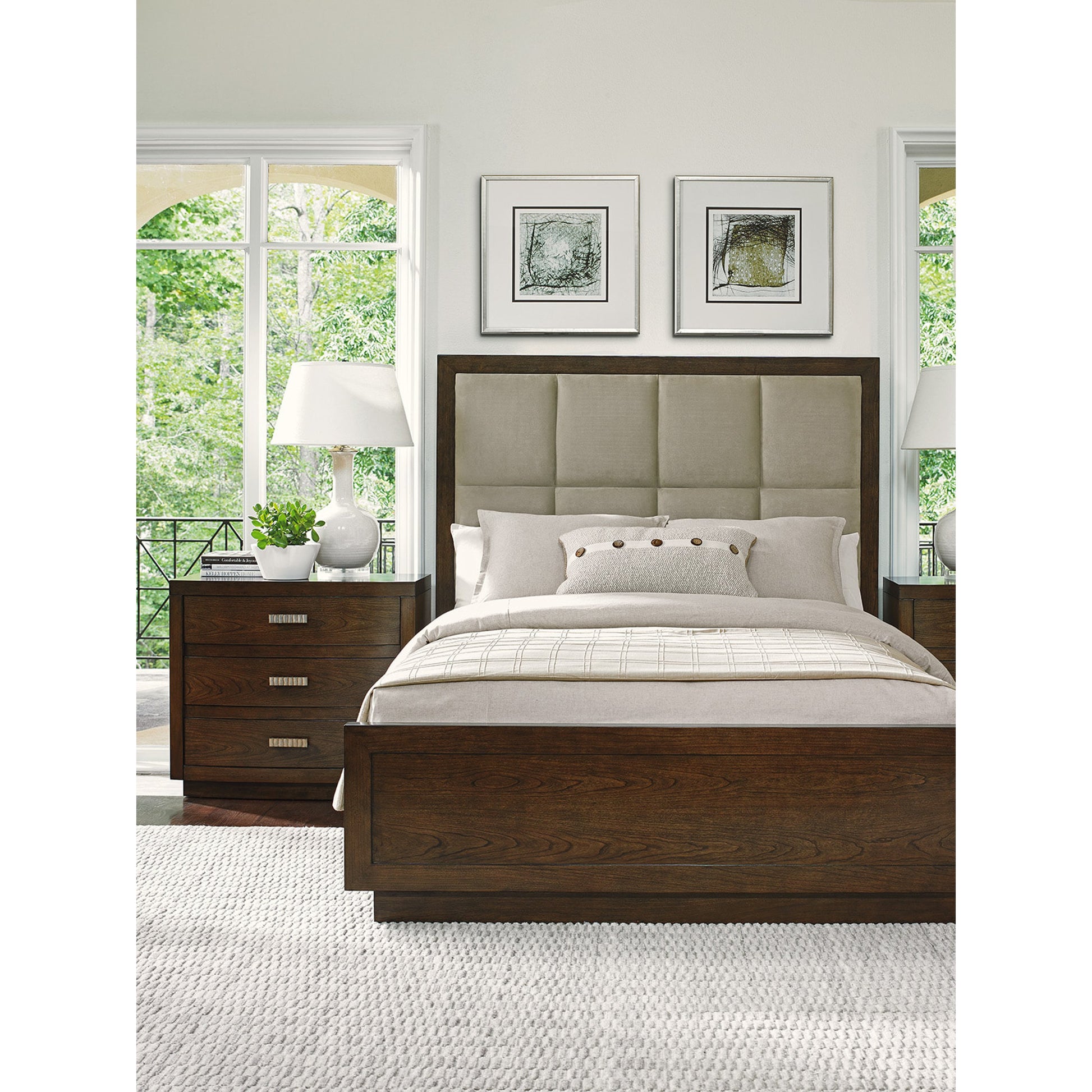 Casa Del Mar Upholstered Bed by Lexington. Made from unique in a transitional style.